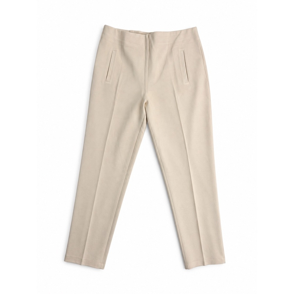 Chico's Brigitte So Slimming Ankle Pants Tan Beige Pull On Size 1.5 US 10